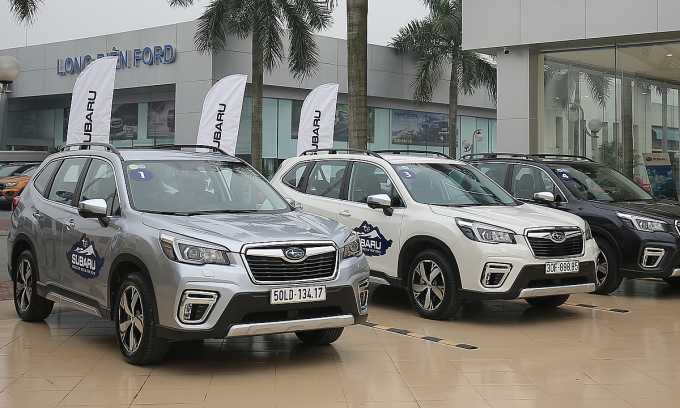 Forester tại đại lý ở Hà Nội. Ảnh: Subaru VN