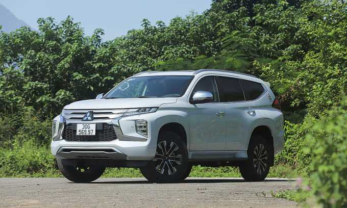 Mẫu SUV Pajero Sport tại Hà Nội. Ảnh: Lương Dũng