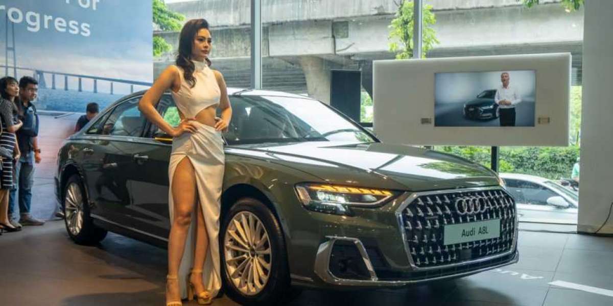 Ảnh thực tế Audi A8L Premium 2022 có giá bán hơn 6 tỷ đồng
