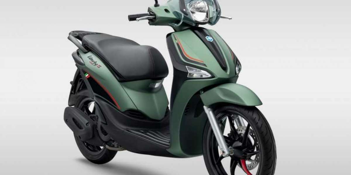 Piaggio Liberty S khoác thêm áo mới màu xanh thời thượng