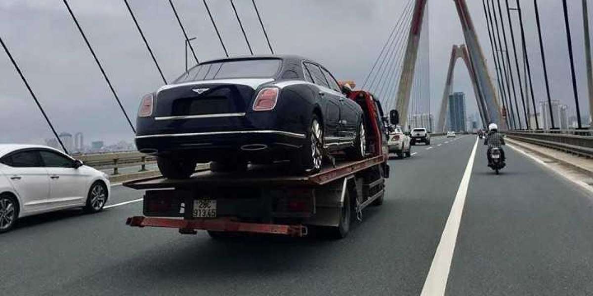 Bentley Mulsanne EWB màu sơn xanh siêu độc lộ hàng tại Việt Nam