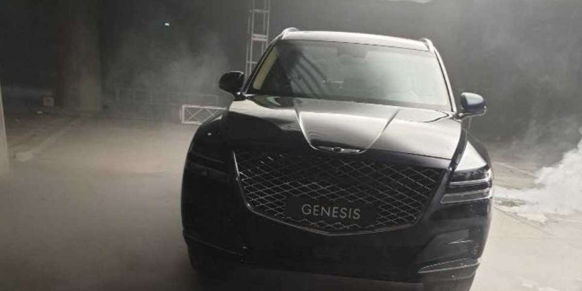 SUV hạng sang Genesis GV80 lộ ảnh thực tế nội, ngoại thất