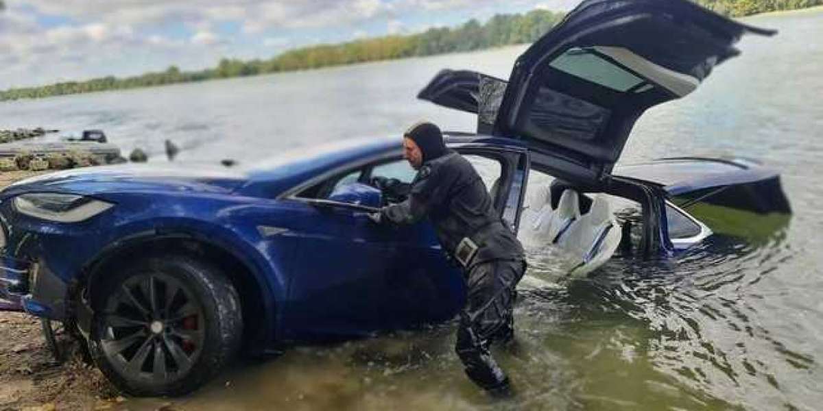 Tesla Model X chìm sâu nhưng vẫn bán được giá