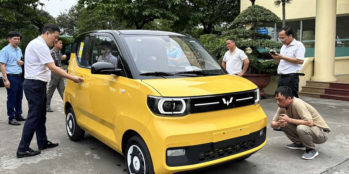 Ảnh thực tế Wuling HongGuang MiniEV tại Việt Nam