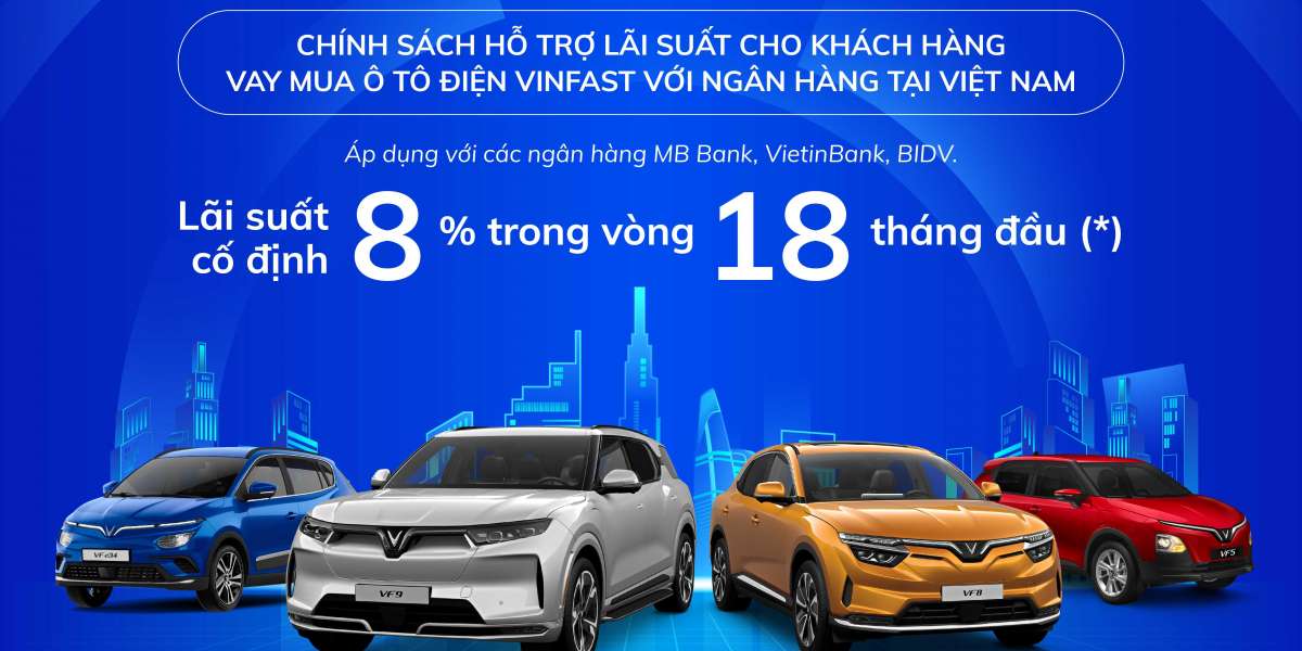 VinFast thực hiện chính sách hỗ trợ lãi suất cho khách hàng vay mua ô tô điện