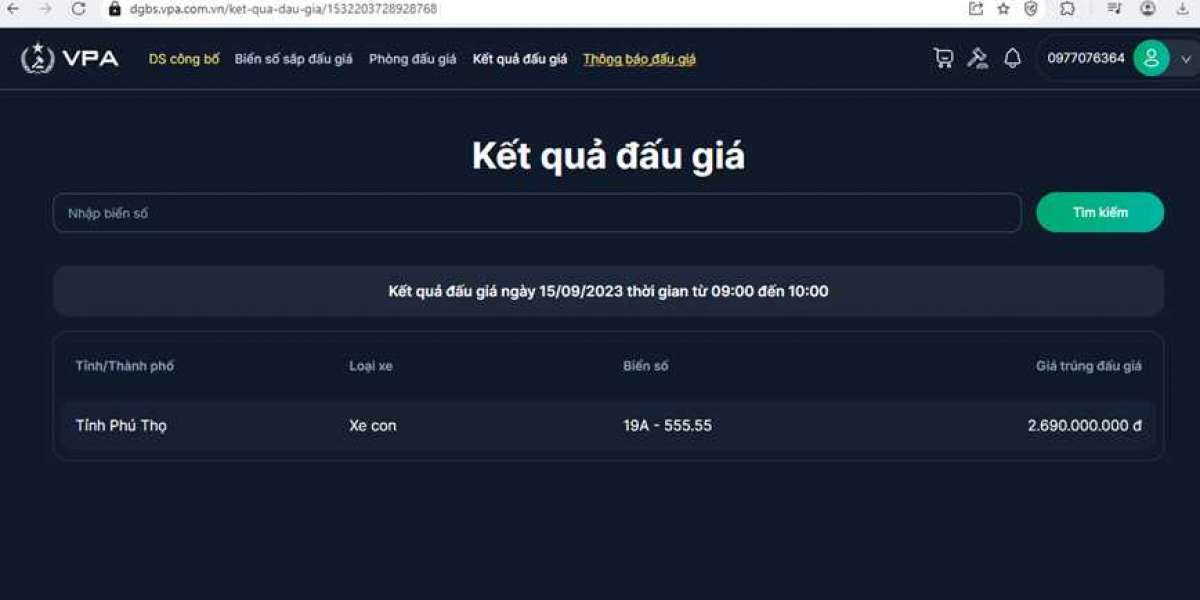 Biển số ngũ quý tỉnh Phú Thọ được đấu giá lên tới gần 2,7 tỷ đồng