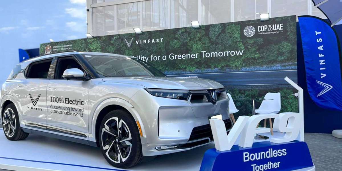 VinFast là đại diện doanh nghiệp Việt Nam duy nhất phát biểu và trưng bày xe tại Hội nghị COP28