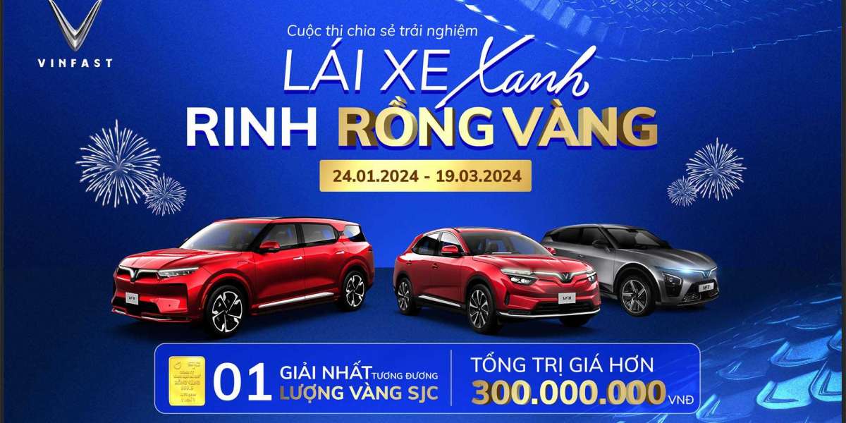 Cơ hội nhận giải thưởng tiền mặt tương đương 1 cây vàng 9999 khi chia sẻ trải nghiệm cùng xe điện VinFast