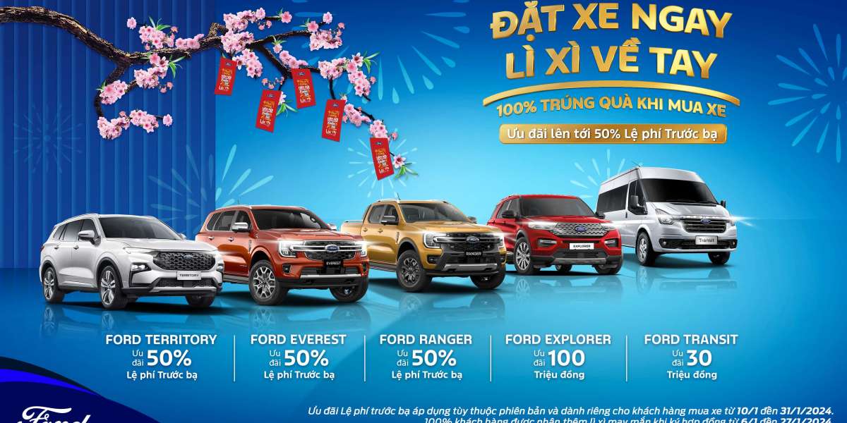 "Đặt Xe Ngay, Lì Xì Về Tay" cùng Ford Việt Nam