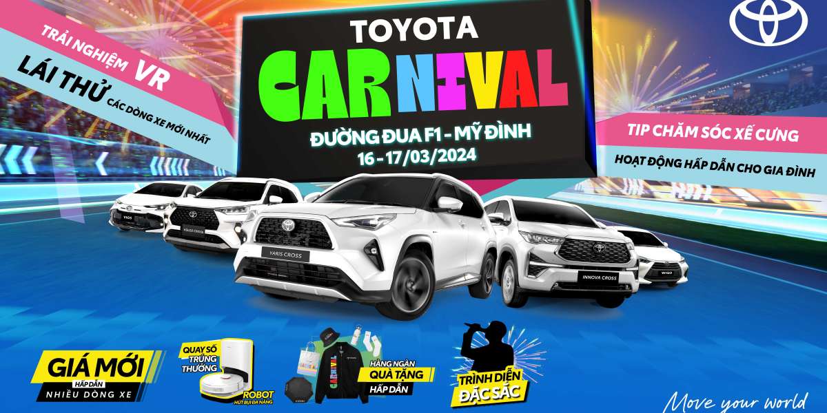 Toyota Carnival - Sự kiện lái thử và trải nghiệm các dòng xe Toyota tại Trường đua F1 Hà Nội
