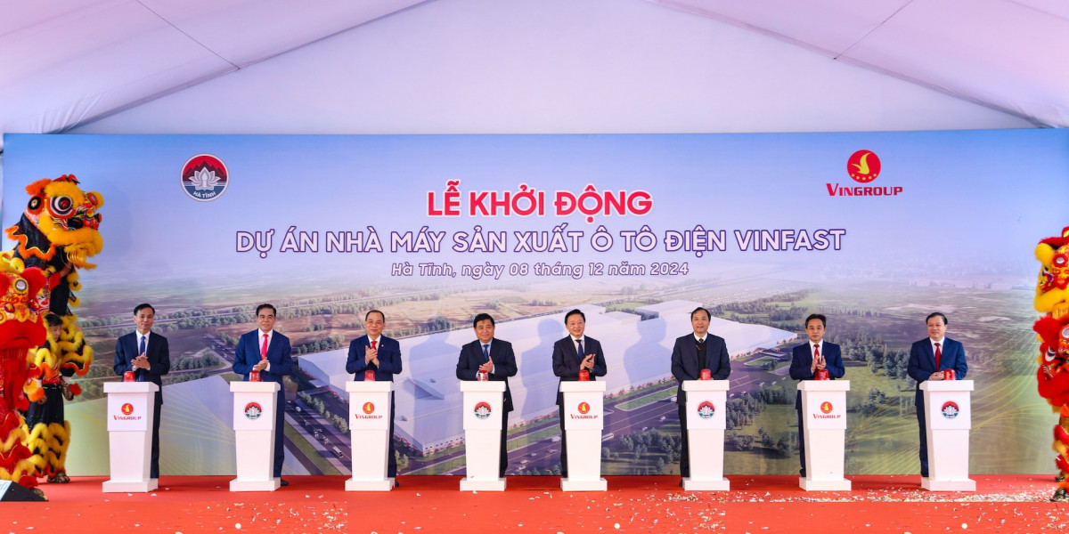 Khởi động dự án nhà máy sản xuất ô tô điện VinFast Hà Tĩnh