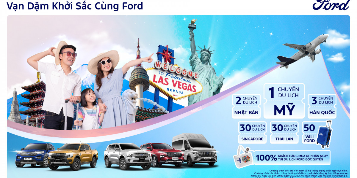 Mua xe Ford trong tháng 3, trúng chuyến du lịch Mỹ hơn 200 triệu đồng