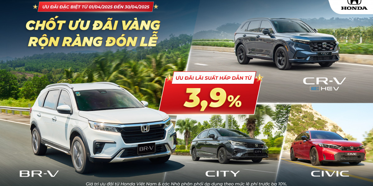 Honda tặng 50% lệ phí trước bạ cho khách hàng mua Civic, bảo hiểm thân vỏ cho CR-V trong tháng 4