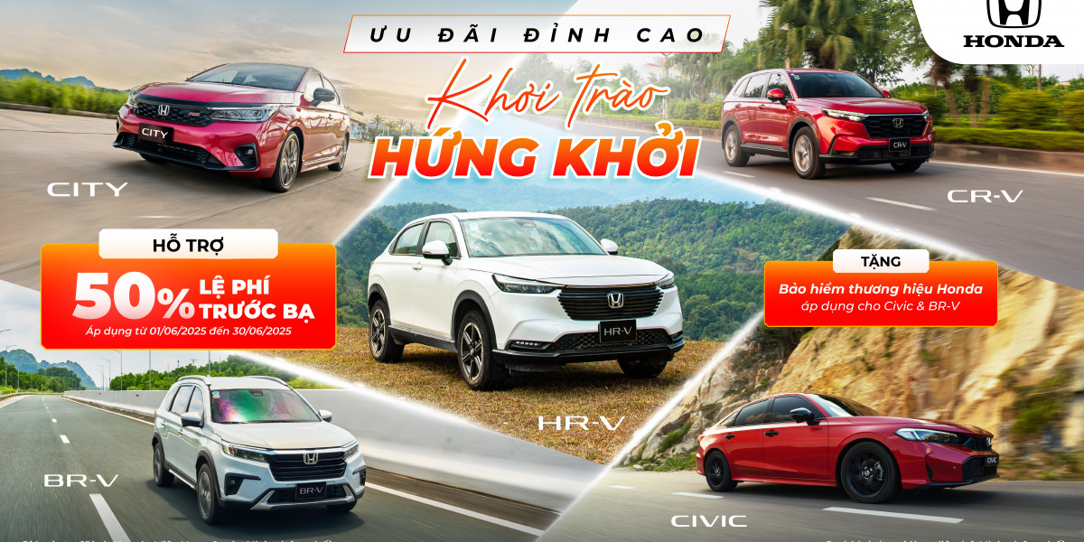 Khuyến mại ô tô Honda tháng 6/2025: City, HR-V tặng khách gần 35 triệu đồng