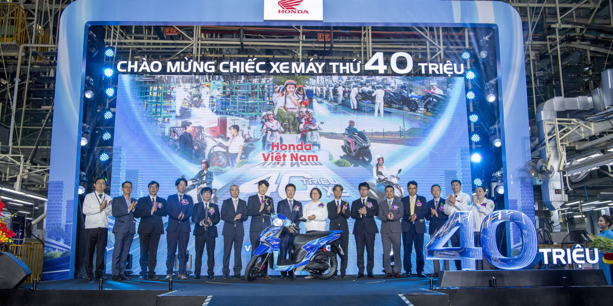 Honda xuất xưởng chiếc xe máy thứ 40 triệu sau gần 30 năm tại Việt Nam